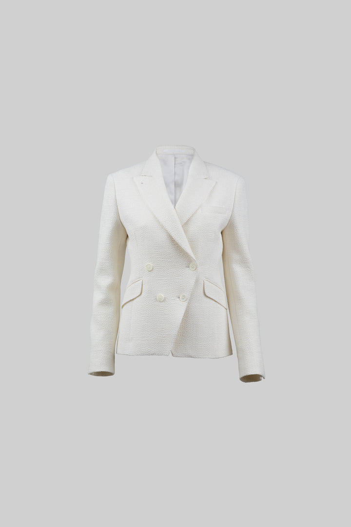 Bouclé Blanc Blazer