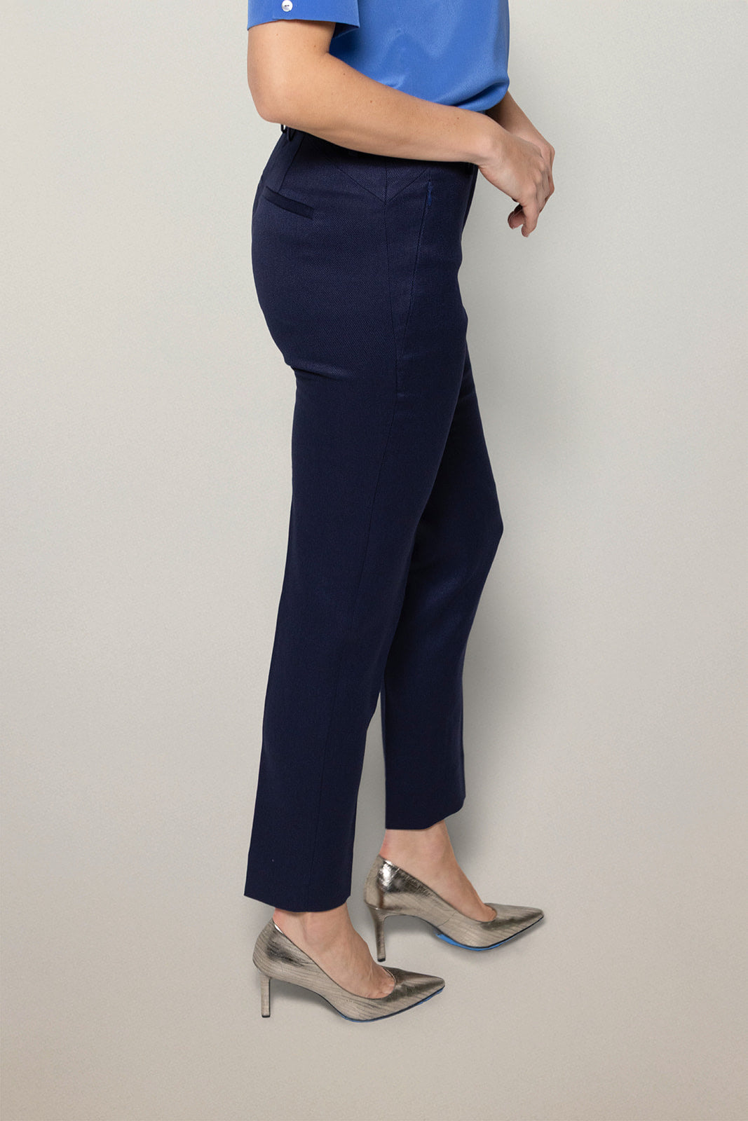 Ankle Pant - Bleu Marine