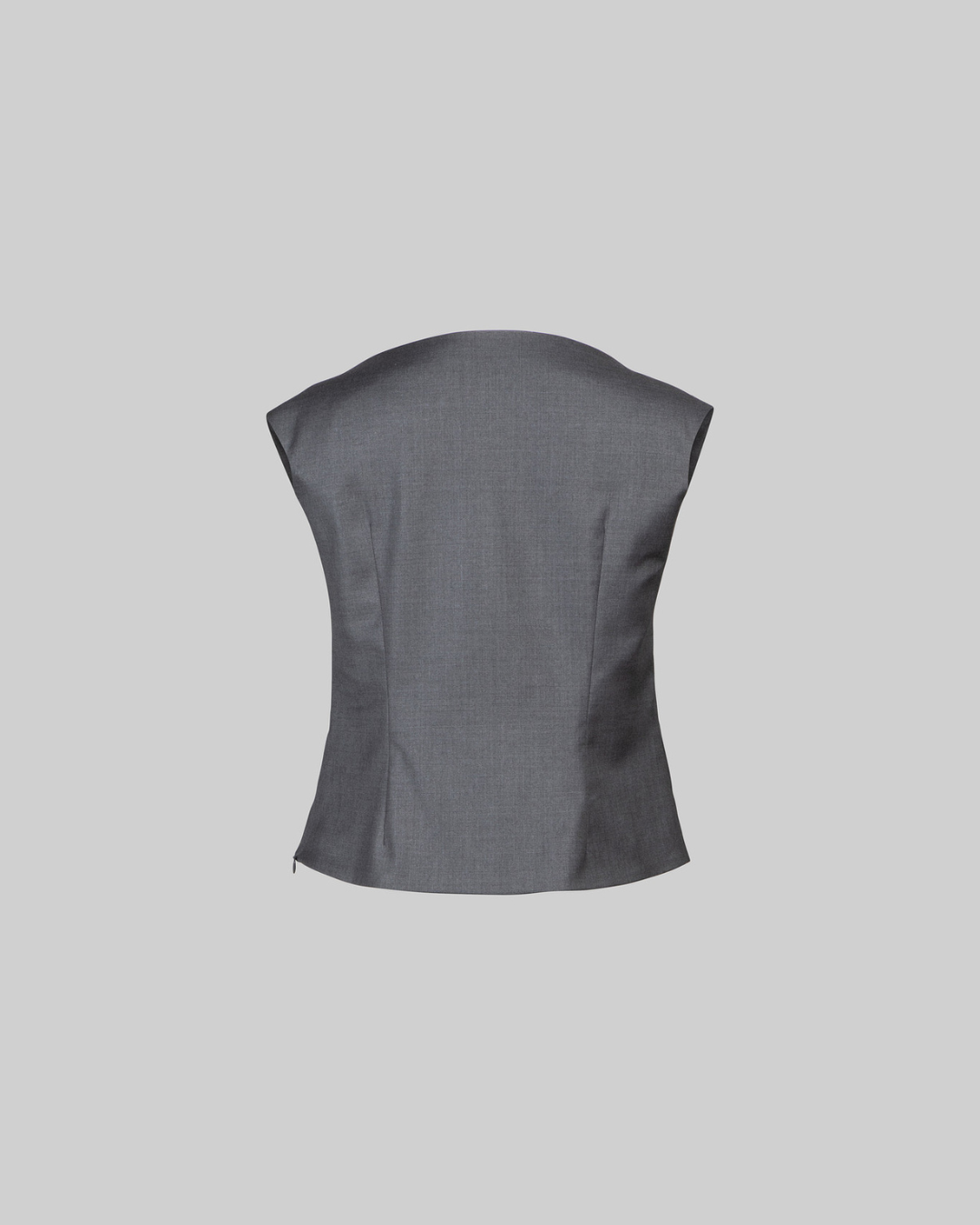 Bateau Neck Top - Charcoal