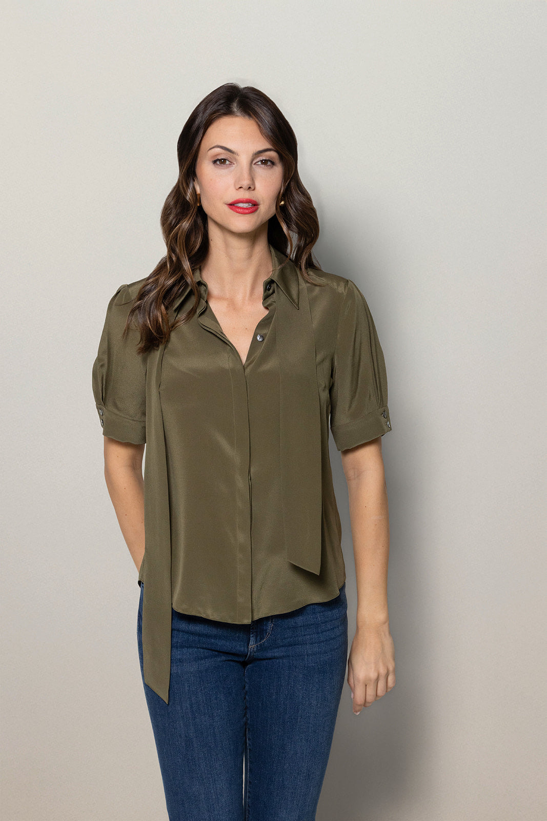 The Editor Blouse - Short Sleeve