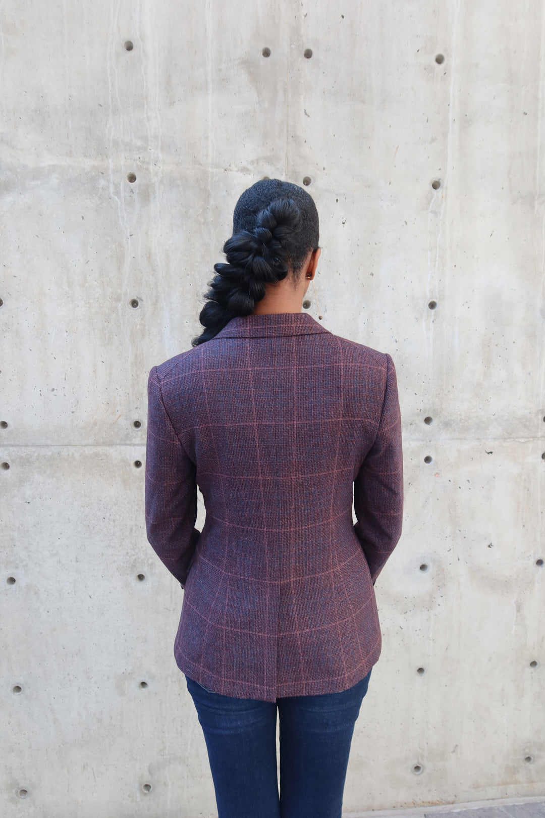 Blazer - Windowpane Wine