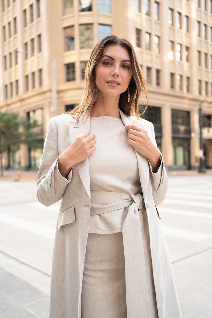 Federal Reserve Gold Duster Coat