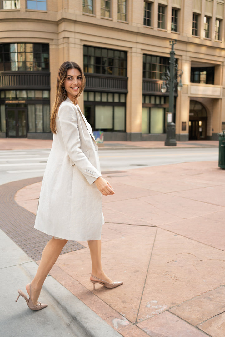 Federal Reserve Gold Duster Coat