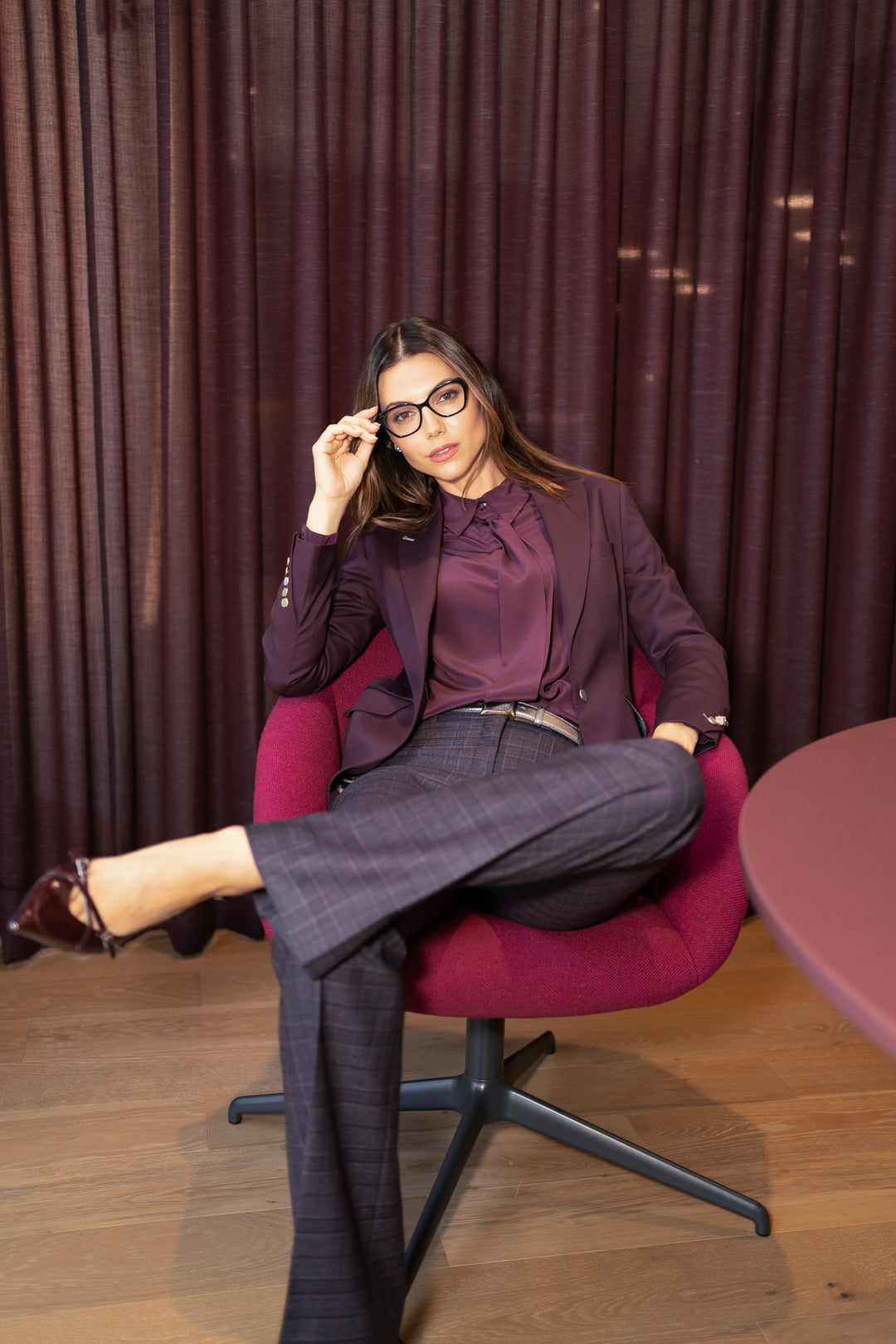 Flare Trouser - Soho Plaid