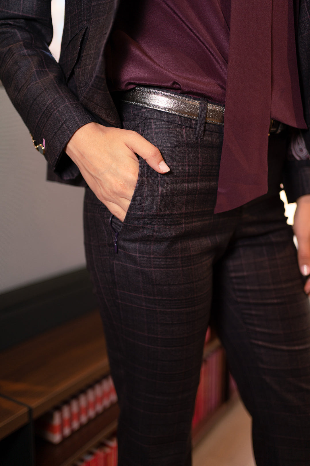Flare Trouser - Soho Plaid