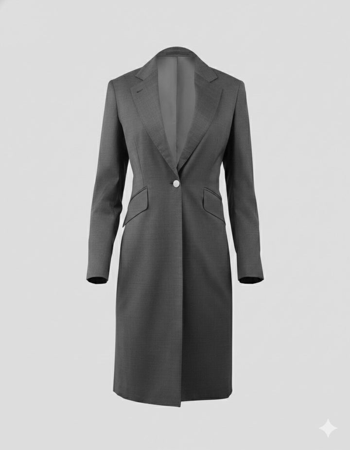 Duster Coat - Charcoal