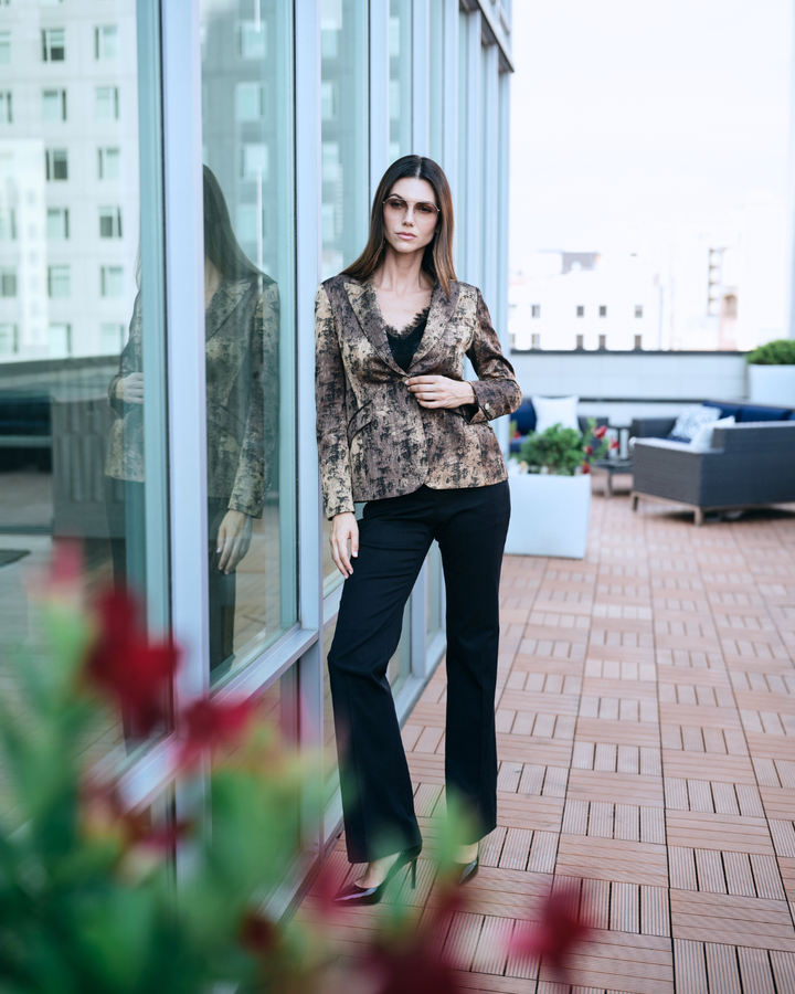 Blazer - Gilded Brushstroke