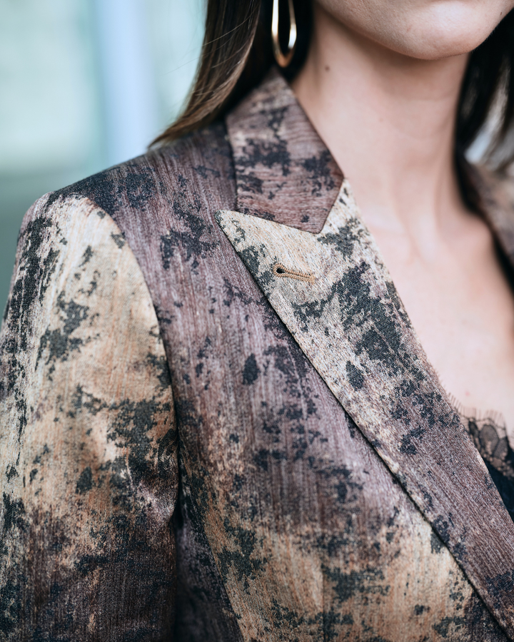 Blazer - Gilded Brushstroke