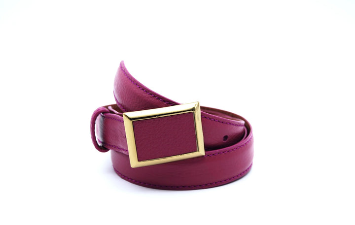 Belt - Italian Pebble Fuchsia