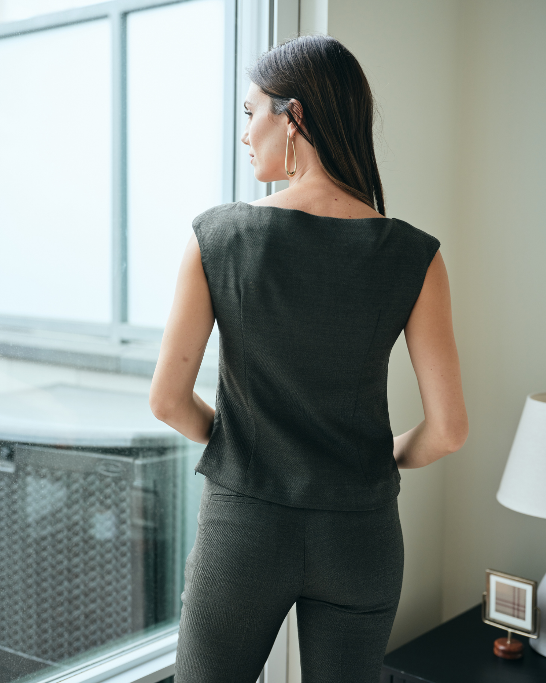 Bateau Neck Top - Loden
