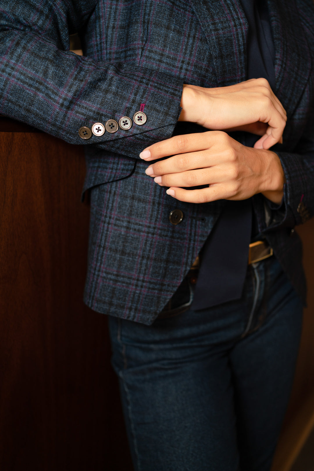Madison Plaid Blazer