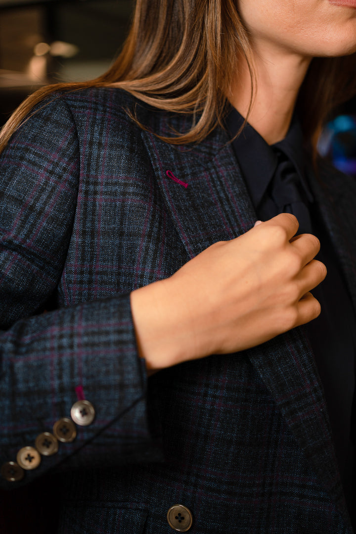 Madison Plaid Blazer