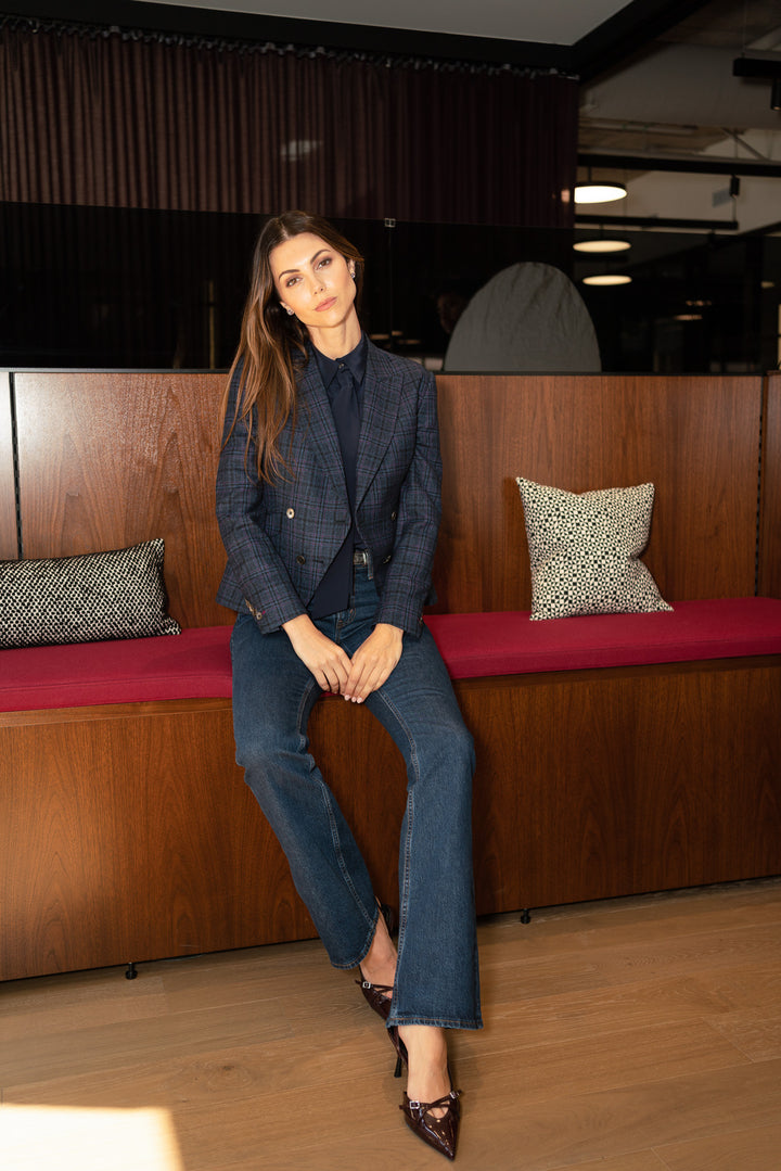 Madison Plaid Blazer
