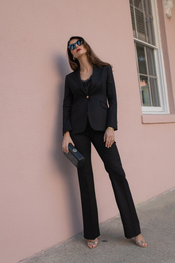 Cannes Film Noir Flare Trouser