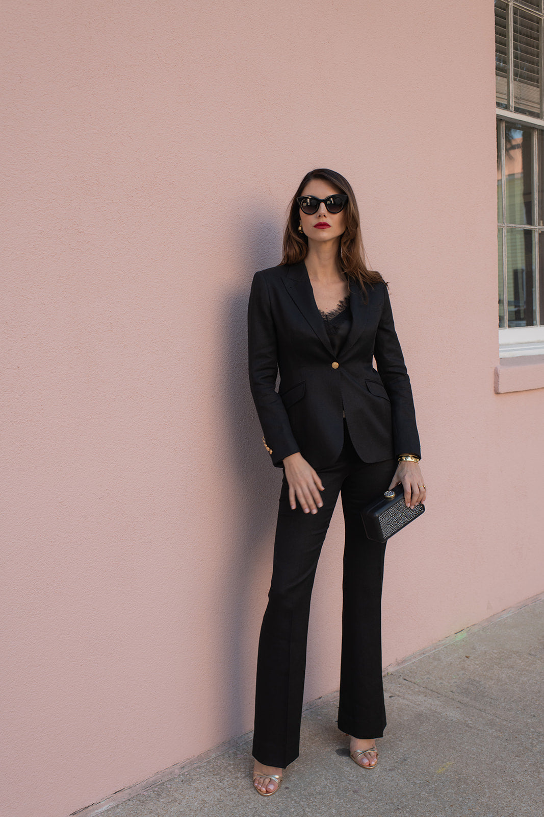 Cannes Film Noir Flare Trouser