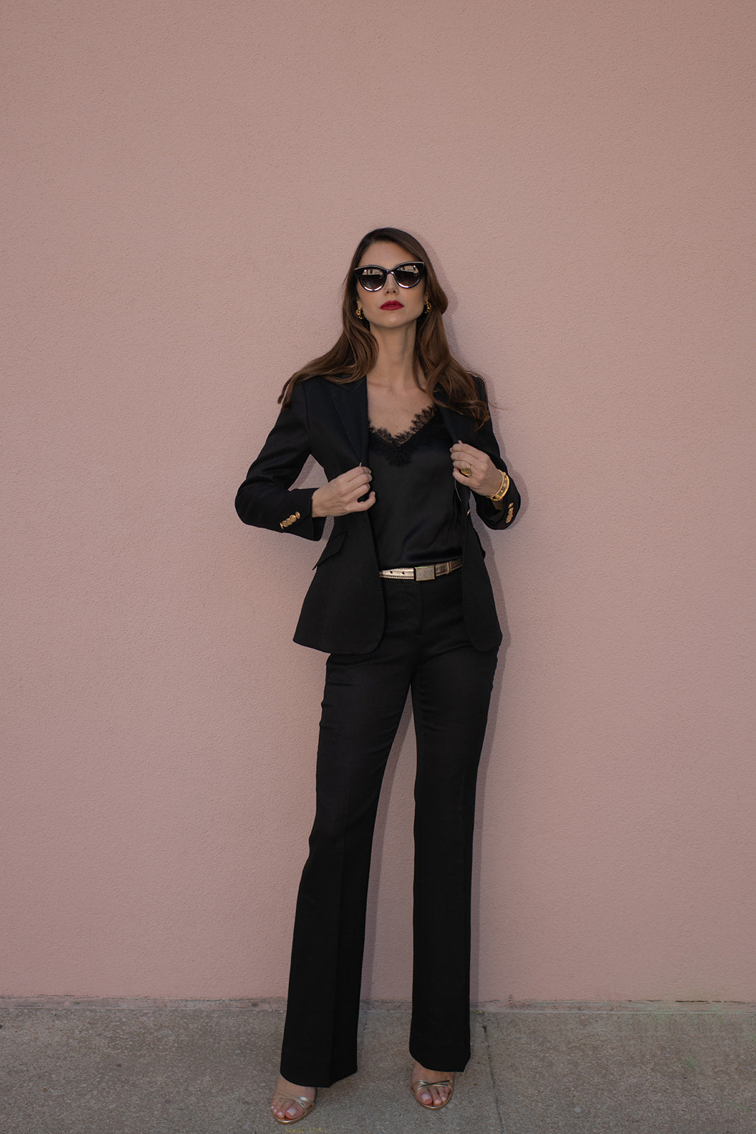 Cannes Film Noir Flare Trouser