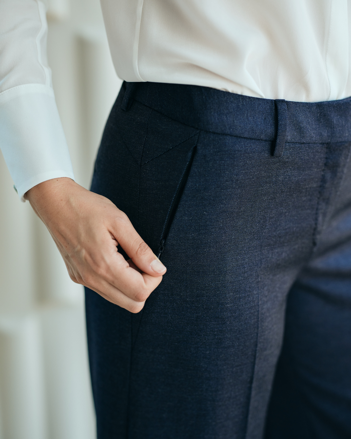 Ankle Pant - Blueprint