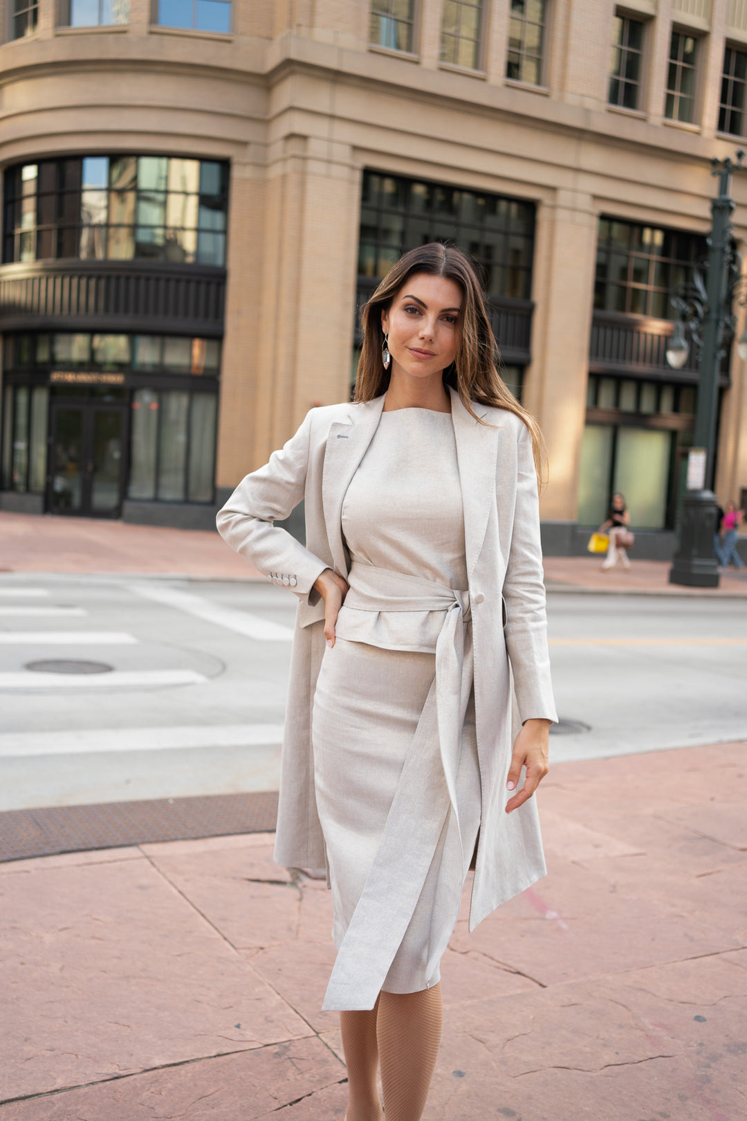 Federal Reserve Gold Duster Coat