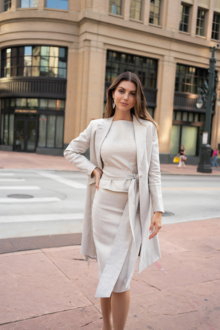 Federal Reserve Gold Duster Coat