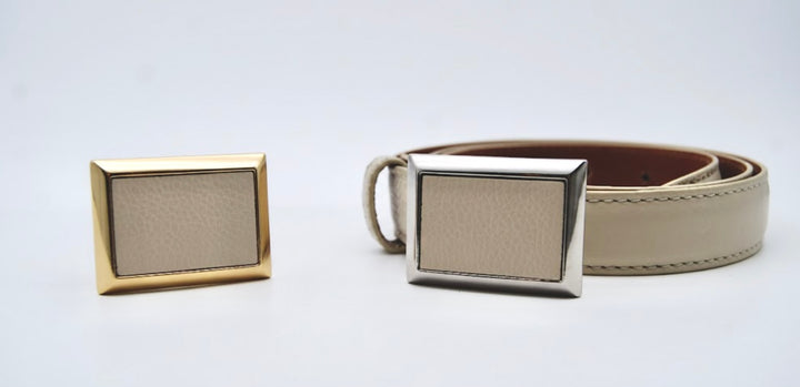 Belt - Italian Pebble Bone