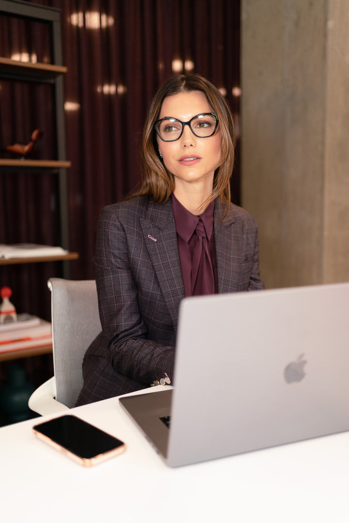 Soho Plaid Blazer