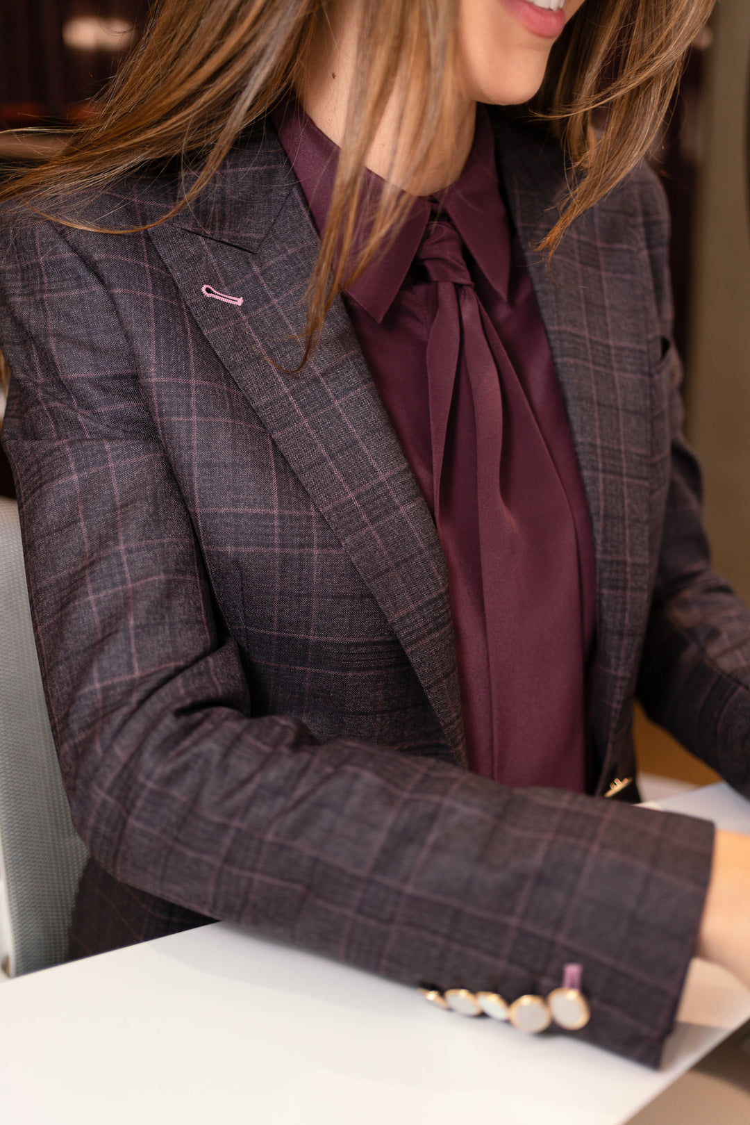 Soho Plaid Blazer