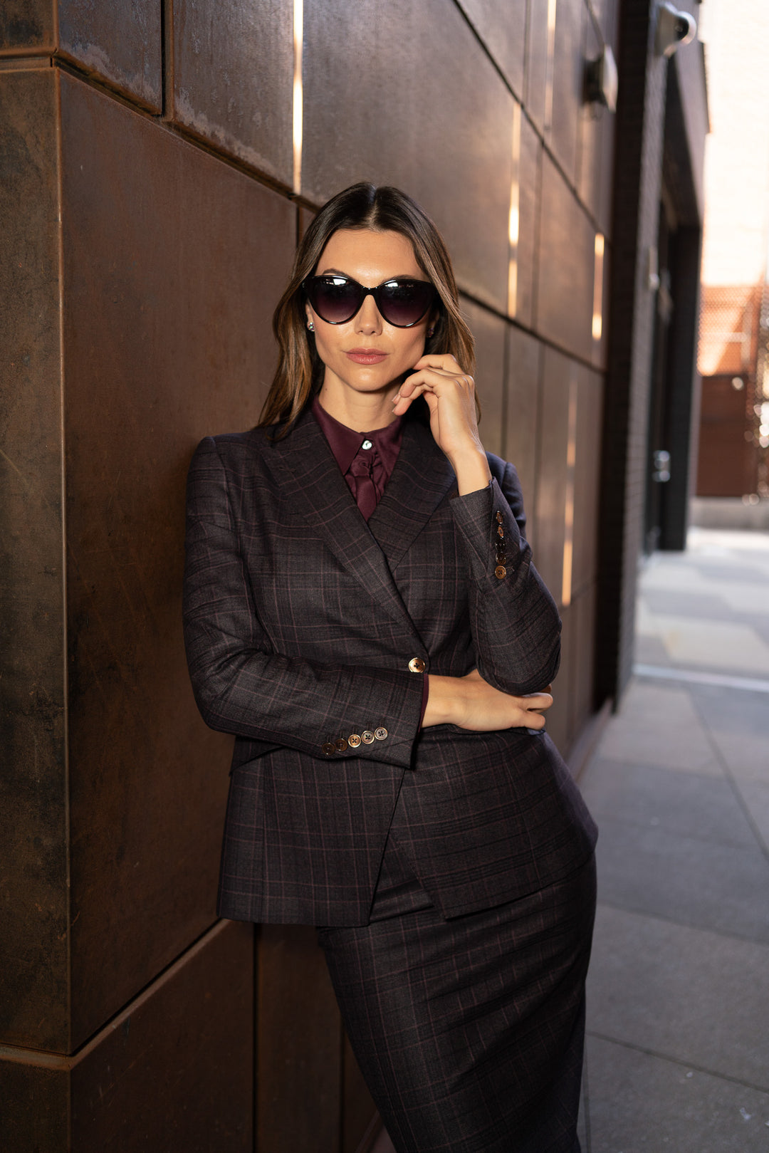 Soho Plaid Blazer