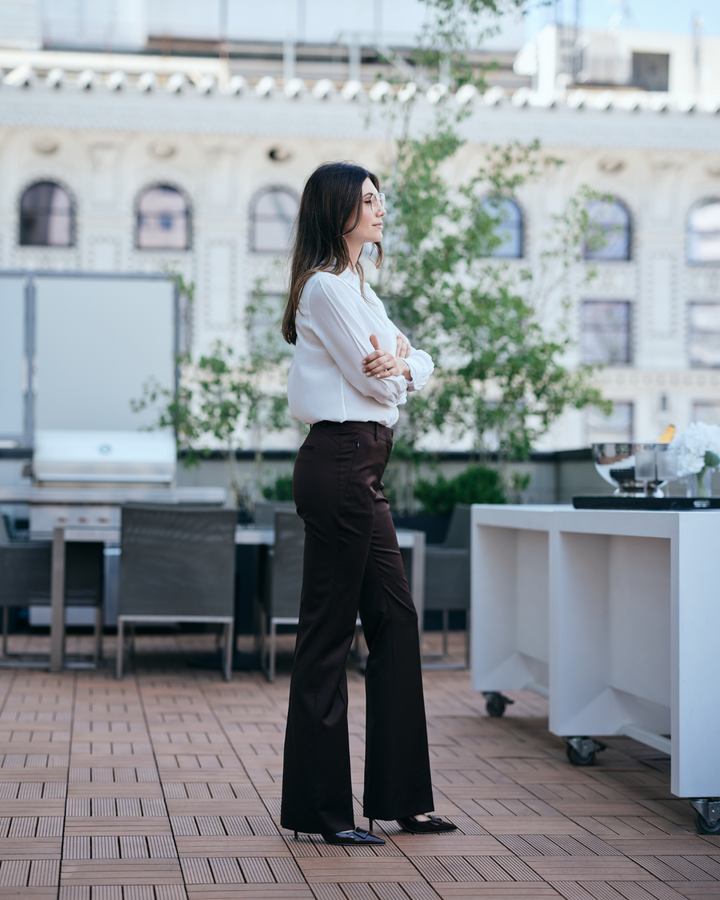 Flare Trouser - Walnut