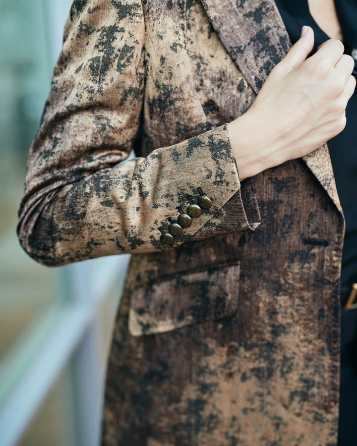 Duster Coat - Gilded Brushstroke