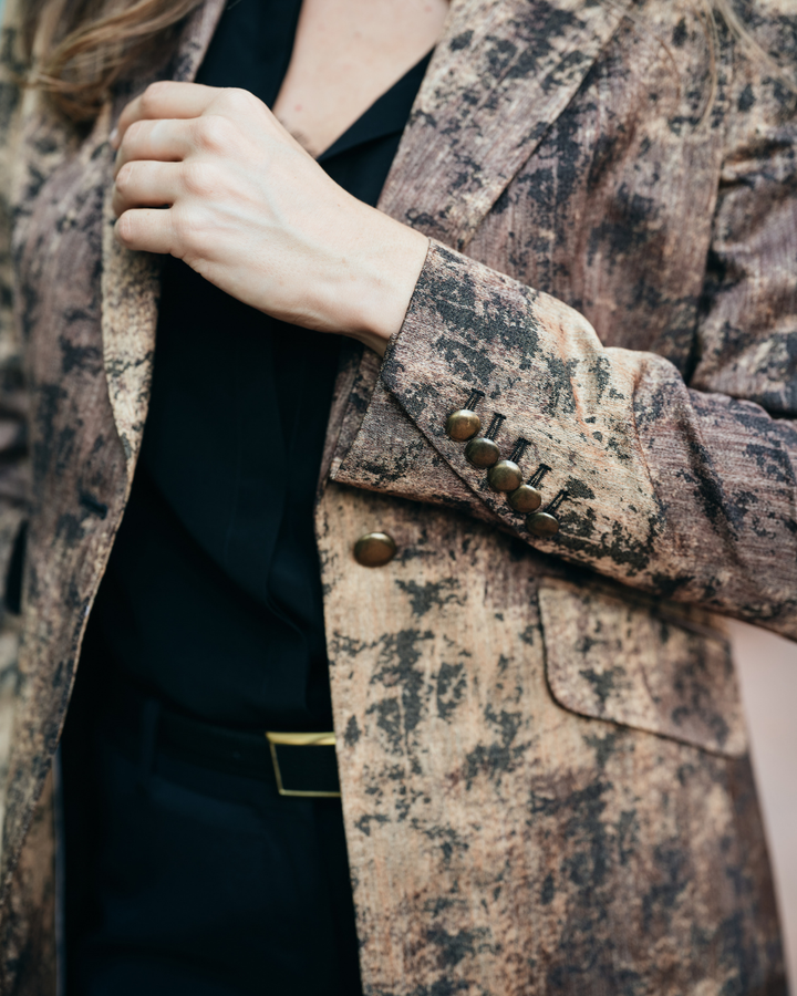 Duster Coat - Gilded Brushstroke