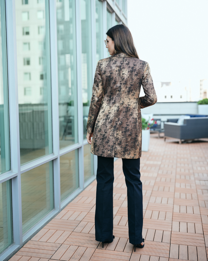 Duster Coat - Gilded Brushstroke