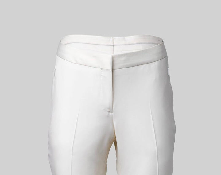 Ivory Tuxedo Flare Trouser