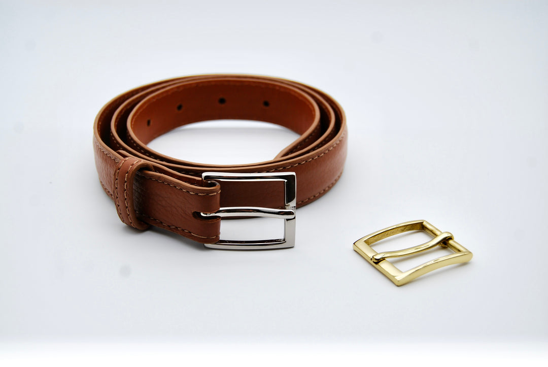 Belt - Italian Pebble Antique Tan