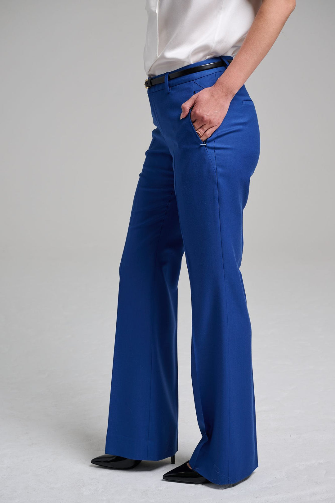 Flare Trouser - Adriatic Blue